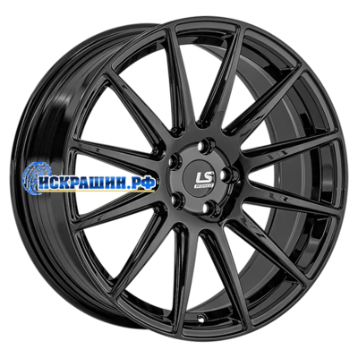 LS FlowForming 8x19/5x112 ET30 D66,6 RC98 BK (конус)