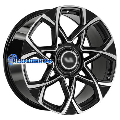 LS Forged 9,5x22/5x120 ET40 D62,6 LS FG59 BKF (конус, Колпак+лого)