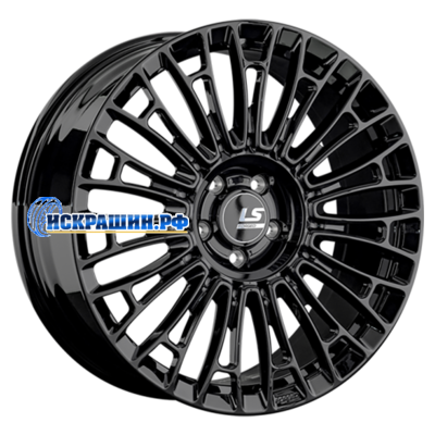 LS Forged 9x21/5x120 ET45,5 D62,6 LS FG25 BK (конус, Колпак+лого)