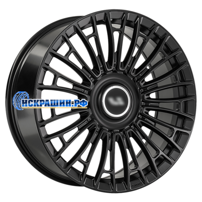 LS Forged 9x22/5x120 ET42 D62,6 LS FG25 BKS (конус, Колпак+лого)