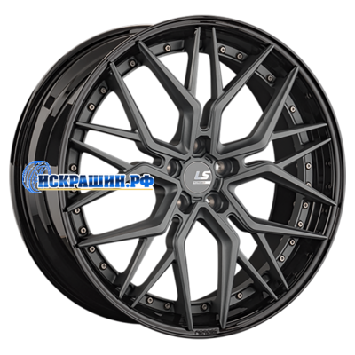 LS Forged 9x22/5x120 ET43 D72,6 LS FG35 MGM/BK (конус)
