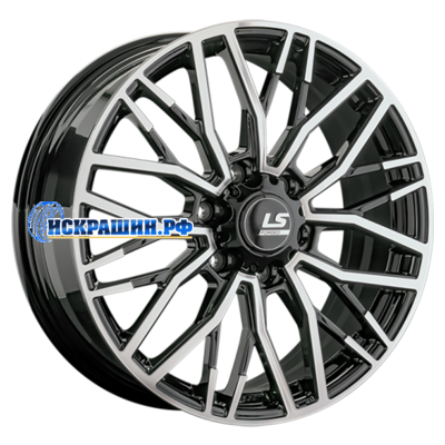 LS Forged 9x22/6x139,7 ET30 D100,1 LS FG33 BKF (конус, Колпак+лого)
