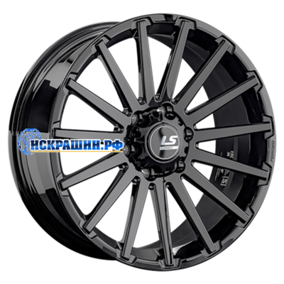 LS Forged 9x22/6x139,7 ET45 D95,1 LS FG32 BK (конус, Колпак+лого)