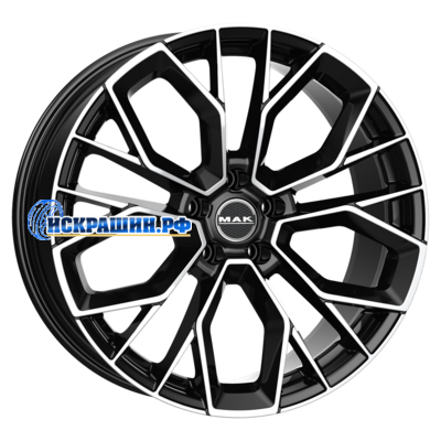 MAK 10x21/5x112 ET19 D66,45 Stilo-D Black mirror