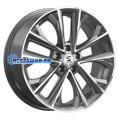 Premium Series 7x18/5x108 ET38 D60,1 КР012 (Jetour X70 Plus/X90 Plus) Diamond Gloss Graphite