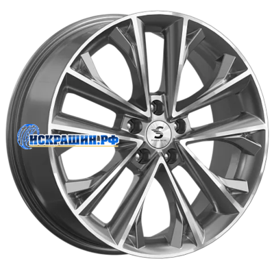 Premium Series 7x18/5x108 ET47 D60,1 КР012 (Tiggo 8 Pro) Diamond Gloss Graphite
