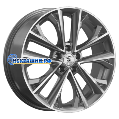 Premium Series 7x18/5x112 ET43 D57,1 КР012 (Tiguan) Diamond Gloss Graphite