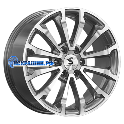 Premium Series 8,5x20/6x139,7 ET25 D106,1 КР006 (Land Cruiser Prado) Diamond Gloss Graphite