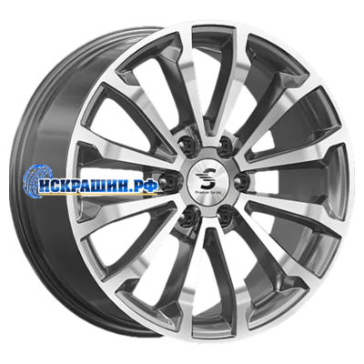 Premium Series 8,5x20/6x139,7 ET27 D77,9 КР006 (Chevrolet Tahoe IV) Diamond Gloss Graphite