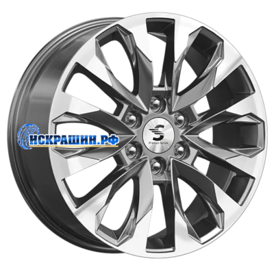 Premium Series 8x20/6x139,7 ET42 D75,1 КР007 (Haval H9) Diamond Gloss Graphite