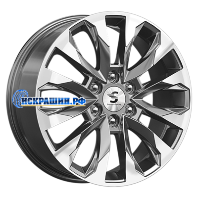Premium Series 8x20/6x139,7 ET55 D100,1 КР007 (TANK 700) Diamond Gloss Graphite