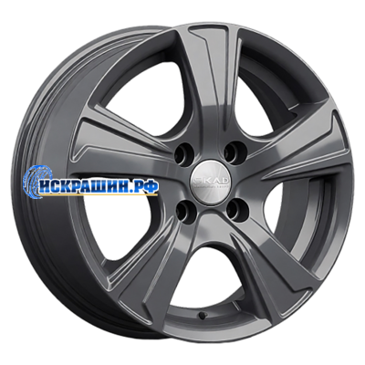 SKAD 5,5x14/4x98 ET38 D58,6 Крит (КЛ241) Графит