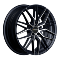 INCH 7x17/5x108 ET40 D54,1 FA8539 Gloss Black Machined Face (ZJH) FlowForming