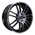INCH 8x18/5x112 ET40 D57,1 FA8535 Gloss Black Machined Face (ZJH) FlowForming