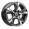 K&K 7,5x18/5x115 ET43 D70,2 Кайан (КС1012) Алмаз черный