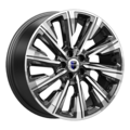 K&K 7,5x19/5x114,3 ET40 D64,1 Галего (КС1039) Алмаз черный