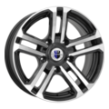 K&K 7x16/5x139,7 ET5 D110,1 Палладика (КС591М) Алмаз черный