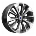 K&K 7x17/5x112 ET40 D57,1 Авиор (КС936) Алмаз черный