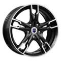 K&K 7x17/5x112 ET40 D57,1 Солар-оригинал (КС875) Алмаз черный SK