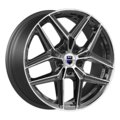 K&K 7x17/5x112 ET40 D66,6 Юнион (КС1025) Алмаз черный