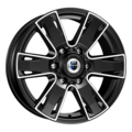 K&K 7x17/6x114,3 ET39 D67,1 Севенна-оригинал (КС726) Алмаз черный