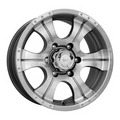 K&K 8x16/6x139,7 ET0 D108,5 Байконур (КС465М) Дарк платинум