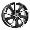 K&K 8x18/5x115 ET44 D70,2 C.T.G. (КС687) Алмаз черный