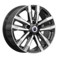 K&K 8x18/5x130 ET53 D71,6 Мичиган (КС1107) Алмаз черный