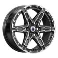 K&K 8x18/6x114,3 ET25 D66,1 Дистрикт (КС1159) Алмаз черный