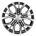 Khomen Wheels 6,5x16/5x114,3 ET45 D60,1 KHW1608 (Toyota/Suzuki) Black-FP