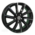 Khomen Wheels 6x16/5x105 ET39 D56,6 KHW1604 (Aveo) Black-FP