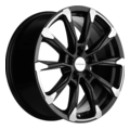 Khomen Wheels 7,5x18/5x108 ET35 D65,1 KHW1808 (Exeed TXL) Black-FP