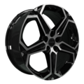 Khomen Wheels 7,5x19/5x108 ET47 D60,1 KHW1909 (Chery Tiggo 8 (Pro/Pro Max)) Black-FP