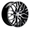 Khomen Wheels 8,5x20/5x108 ET46 D63,4 KHW2005 (Tugella) Black-FP