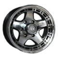 LS 8x16/6x139,7 ET-10 D106,1 870 BKF (конус, Колпак+лого)