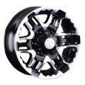 LS 8x16/6x139,7 ET0 D106,1 894 BKF (конус, Колпак+лого)