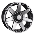 LS 8x17/6x139,7 ET20 D106,1 874 BKF (конус, Колпак+лого)