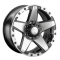 LS 8x17/6x139,7 ET30 D100,1 1284 BKF (конус, Колпак+лого)