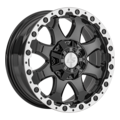 LS 8x17/6x139,7 ET36 D100,1 1375 BKL (конус, Колпак+лого)