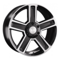 LS 8x18/6x139,7 ET30 D67,1 1296 BKF (конус, Колпак+лого)