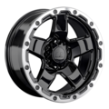 LS 9,5x18/6x139,7 ET5 D106,1 1371 BKL (конус, Колпак+лого)