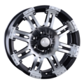 LS 9x18/6x139,7 ET25 D106,1 954 BKF (конус, Колпак+лого)