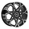 LS Forged 9,5x22/5x120 ET40 D62,6 LS FG59 BKF (конус, Колпак+лого)