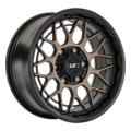 LS Forged 9x17/6x139,7 ET20 D106,1 LS FG52 MB+LYSF (конус, Колпак+лого)