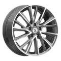 Premium Series 7,5x18/5x112 ET39 D66,6 КР010 (Audi A4) Diamond Gloss Graphite