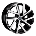 Replay 8x18/5x114,3 ET30 D60,1 LX208 BKF (конус, C570)